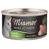 Miamor Feine Filets Naturelle Thunfisch & Gemüse 48 x 80 g