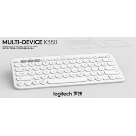 Logitech K380 DE grauweiß