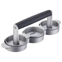 Westmark Burgerpresse Ø 6,5 cm Aluminium/Kunststoff schwarz/silber