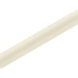 Satin Stoff glatt, Tischläufer, creme, 0,36 x 9 m
