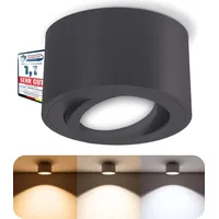 SSC-LUXon CELI-1N LED Deckenspot anthrazit rund - dimmbar &