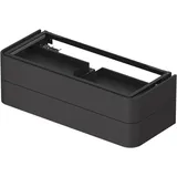 Duravit Happy D.2 Plus Konsolenwaschtischunterbau wandhängend, 1300x550 mm, 2 Schubkästen, für Aufsatzbecken, Graphit Supermatt