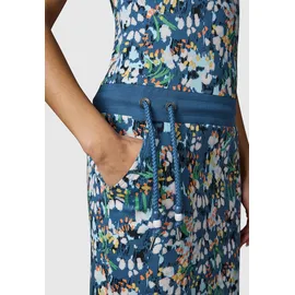 Ragwear Sommerkleid Gemustert Blau/Orange/Schwarz/Weiß 34