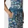 Ragwear Sommerkleid Gemustert Blau/Orange/Schwarz/Weiß 34