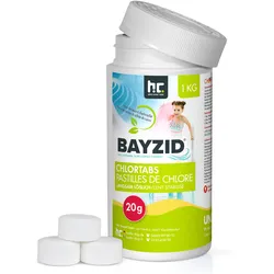 1x 1 kg  Chlortabs 20g langsam löslich