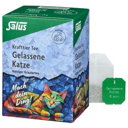 Krafttier Tee Gelassene Katze Bio Salus 15 St