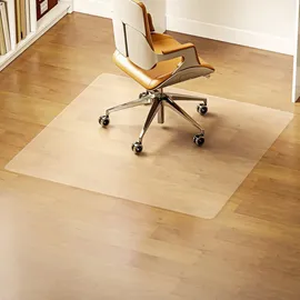 Homcom Bodenschutzmatte 120 x 120 cm Transparent/Weiß