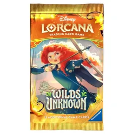 Ravensburger Disney Lorcana Wilds Unknown Booster Display