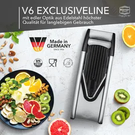 Boerner Pharma V6 Gemüsehobel fein 1-tlg. Schwarz