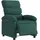 vidaXL Relaxsessel Elektrisch 92 x 99,5 x 0 cm Dunkelgrün mit Rollen