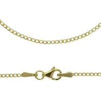 FIRETTI Panzerkette Schmuck Geschenk Gold 333 oder 585 Collierkette in mehreren Breiten, Made in Germany gelb|goldfarben 50 | 1,5 mm