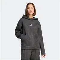 Adidas Hoodie Holiday Glitter Schwarz M