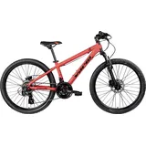 Vario Denver Vario Mountainbike XC DIABLO 24 COMP BT MTB Hardtail 24 Zoll RH 34cm 21-Gang rot schwarz