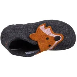 superfit Jungen - Schuhe HAPPY Slipper, Modern, GRAU/ORANGE 4700, 27