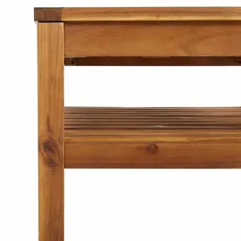 vidaXL Garten-Lounge-Set 7-tlg. grau Akazie
