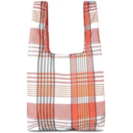 Oilily Shopper Toto Folding Tote Penelope Check Blue Haze