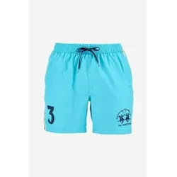 La Martina  Badeshorts MAM301 PL115-07010 BLUE ATOLL  in Grün, IT M