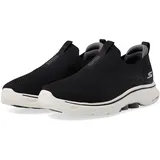SKECHERS Herren Go Walk 7 Sneaker, Schwarz und Anthrazit, 47 EU