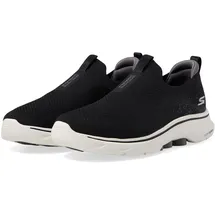 SKECHERS Herren Go Walk 7 Sneaker, Schwarz und Anthrazit, 47 EU
