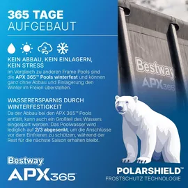 BESTWAY APX365 Winterfester Solo Pool 732 x 366 x 132 cm