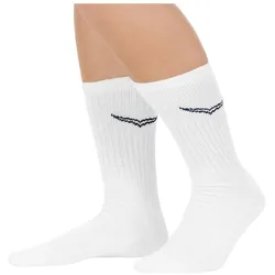 Socken TRIGEMA "TRIGEMA Sportsocken im Doppelpack", Damen, Gr. 35-38, weiß, Baumwollmischung, Socken
