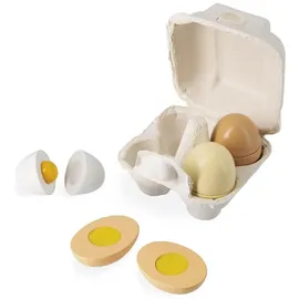 Janod Schachtel mit 4 Holzeiern (J06593)