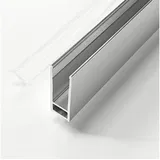 WITEN&NOCK Wandanschlussprofil U-profil aus Aluminium für Dusche Duschabtrennung Glaswand 10 mm Länge 200 cm