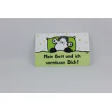 Sheepworld - 57062 - Pocketcard, Mein Bett und ich vermissen Dich!, PVC