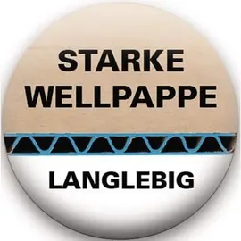 Elba Archivschachtel tric 100333274 DIN A4 Wellpappe grau/weiß