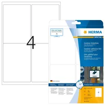 Herma Adressetiketten 9534 Weiß 99,1 x 139 mm 10 Blatt 40 St.