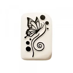 LaDot Stein "Schmetterling geschwungen" (2,5 x 5 cm) - Temporärer