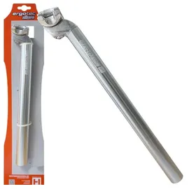 Ergotec Patentsattelstütze Alu Ø 25,4mm, 350mm, silber