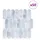vidaXL Federfliese Himmelblau 30 x 30 cm 50 St.