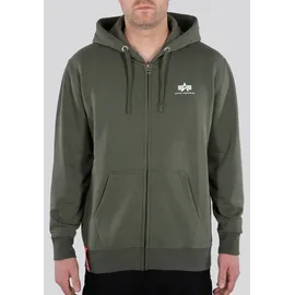 Alpha Industries Basic Sl Reißverschlusspullover Dark Olive M