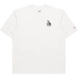 The North Face Unisex SS Clean Trails Oversized Tee - Beige - L