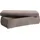 DOMO collection Hocker NMoric mit Stauraumfach 136 x 43 x 64 cm Grau