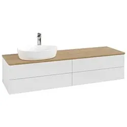 Villeroy & Boch Antao Waschtischunterschrank 1600x360x500mm L26051GF mit Beleuchtung FK/AP: GF/1