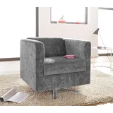 Home Affaire Drehsessel Bob Polyester 72 x 71 x 75 cm Silber drehbar