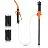 Elektrische Ölabsaugpumpe, tragbar, 9 l/min, einstellbare Düsensteuerung, für nicht korrosive Flüssigkeiten, Autoölwechsel, Kraftstoffabsaugung,