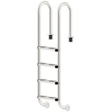 Zelsius Poolleiter mit 4 Stufen 50,2 x 36,5 x 183 cm