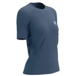 Compressport Damen Performance SS T-Shirt blau