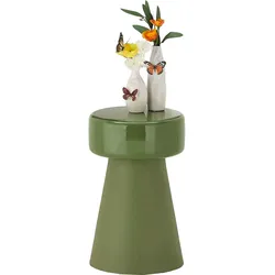 Beistelltisch PAROLI, grün (grün, grün, grün), B:30cm H:47cm T:30cm, Tische