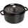 Staub Cocotte 26 cm rund schwarz