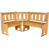 k koma Eckbank Kiefer MASSIVHOLZ NEU (Alder, 120 x 180 cm)