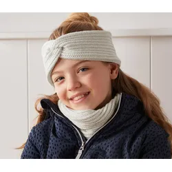 Tchibo - Strickstirnband mit Knotendetail - weiß