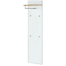Höffner Garderobenpaneel ¦ weiß ¦ Glas,Holzwerkstoff ¦ Maße (cm): B: 42 H: 170 T: 27.0