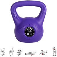 12 kg Kettlebell-Gewicht mit Ergonomischem Griff, Kettlebell-Hantel für Muskeltraining zu Hause und im Fitnessstudio.