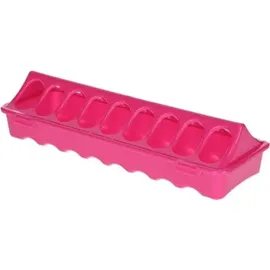 Kerbl Futtertrog mit Klappdeckel 30 x 9,5 cm Rosa