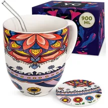 YC YANG CHAI Kaffeetasse 0,9 l Weiß