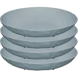 Koziol Pastateller Club Ø 22 cm Blau 4er Set